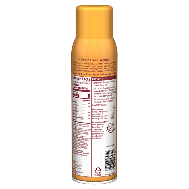 Vegalene<sup>®</sup> Premium 3-Oil Blend Aerosol
