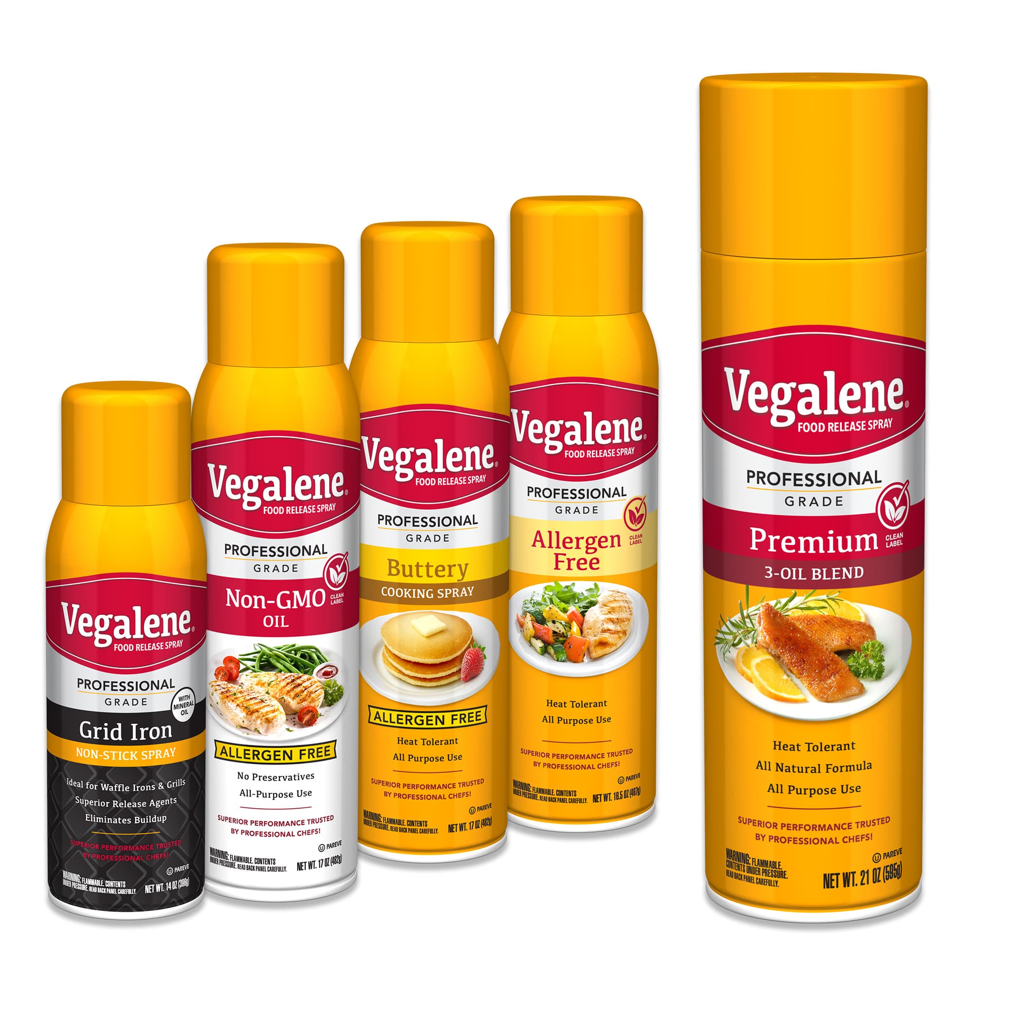 Vegalene® Food Release Sprays